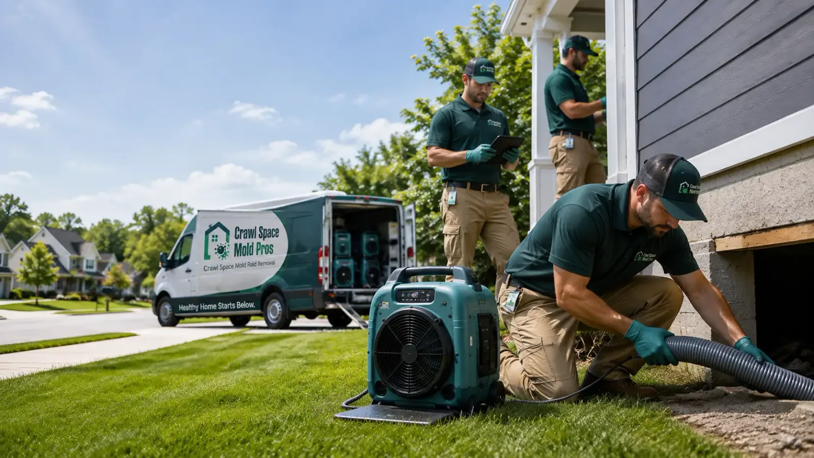 Crawl Space Mold Removal in Long Lake, MN